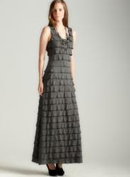 max studio tiered maxi dress