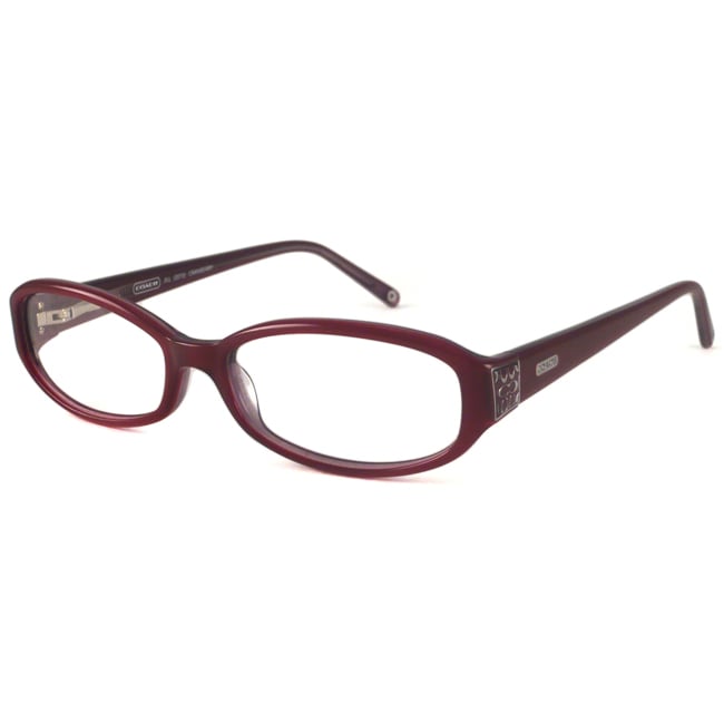 Coach Jill   Gafas para leer de mujer, ovaladas, cranberry