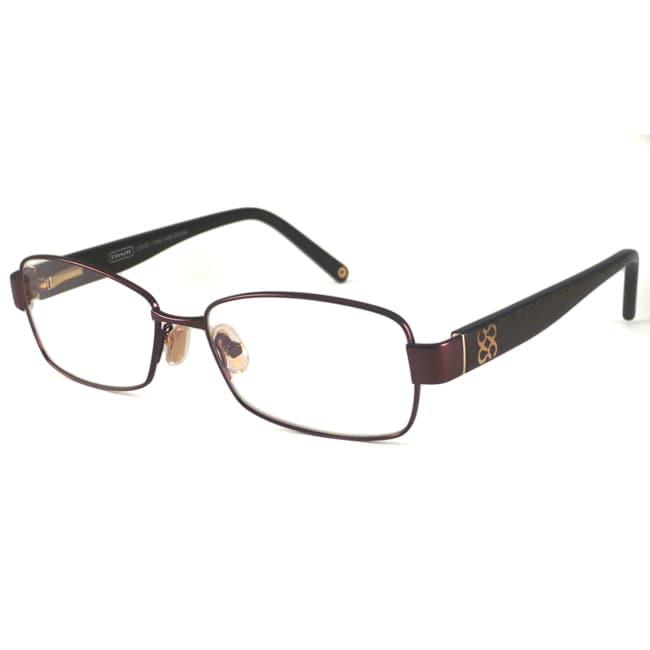 Coach Readers Womens Louise Brown Rectangular Reading Glasses