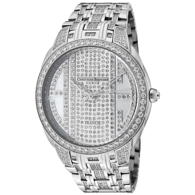 Christian Bernard Womens City Light Stainless Steel Watch