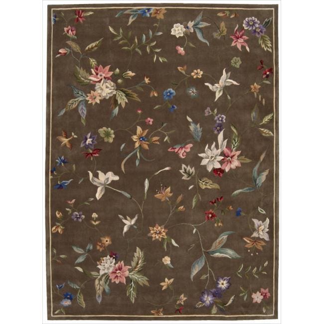 Hand tufted Julian Mushroom Wool Rug (8 x 11) See Price in Cart