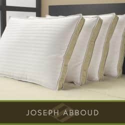 Joseph Abboud Even Support Natural White Feather Pillows (Set of 4 ...