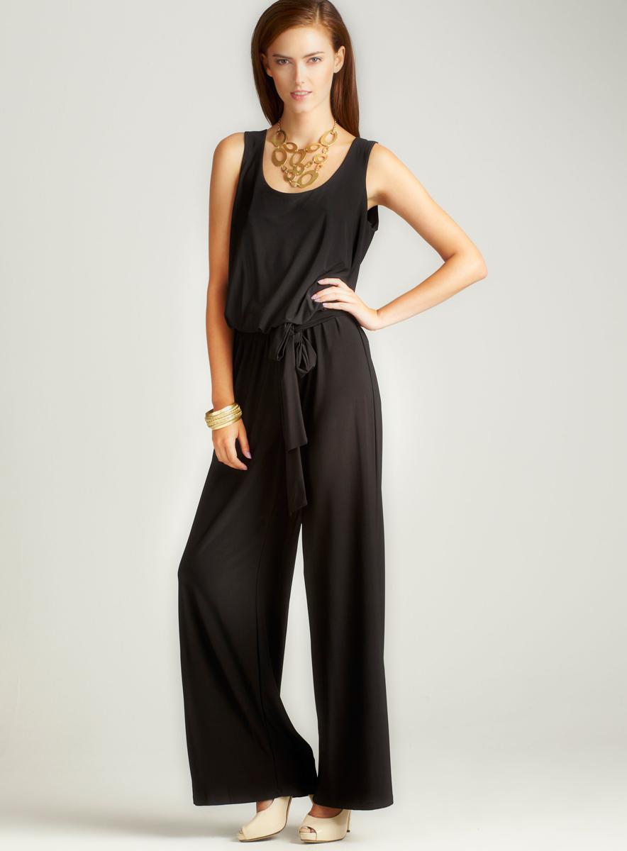 Annalee + Hope Aug Solid Jersey Tank Jumpsuit