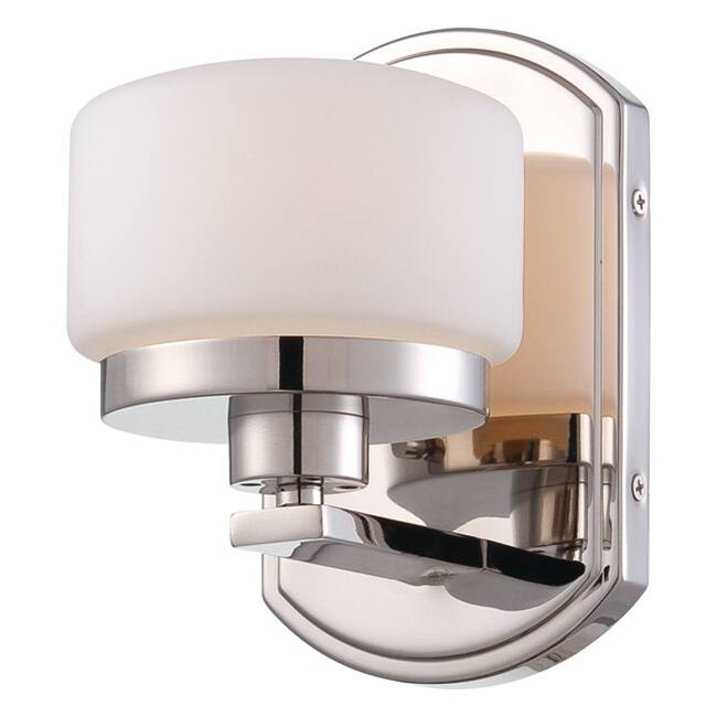 Nuvo 'Austin' 1-light Polished Nickel Vanity Fixture