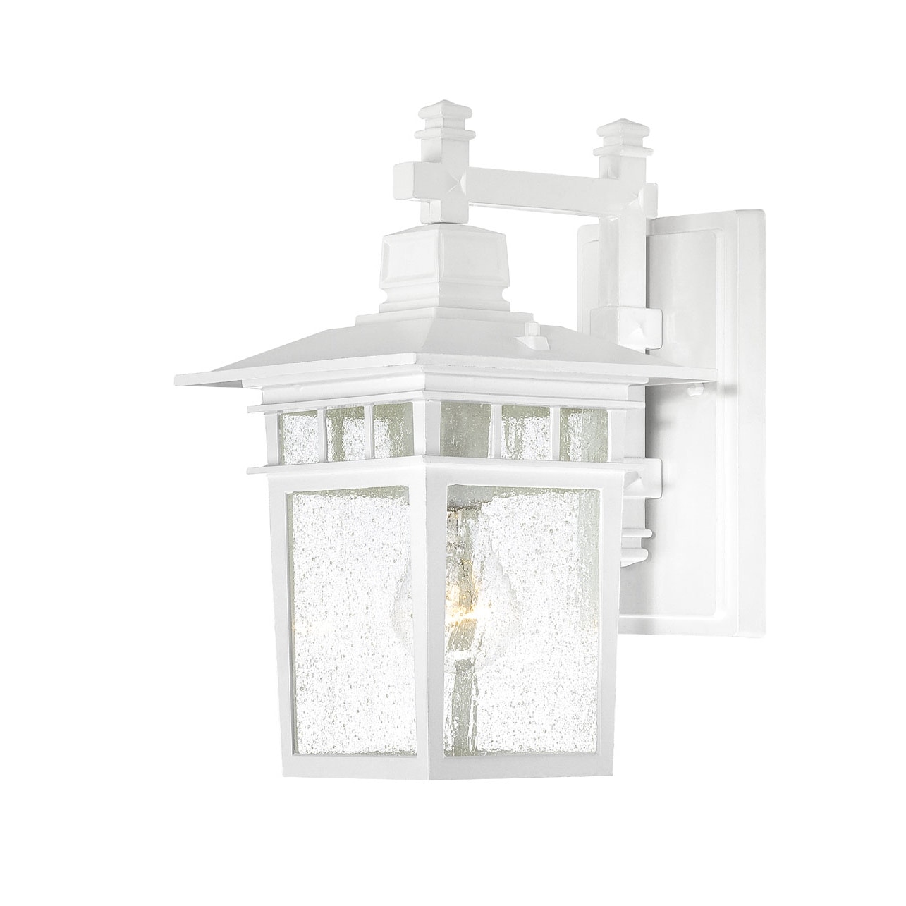 Nuvo Cove Neck 1 light White Wall Sconce