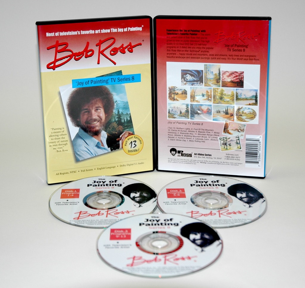 Weber Bob Ross DVD Joy of Painting Series 8 Today $37.49