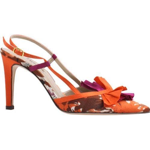 J. Renee Women's Saffron Orange Multi Fabric/Satin - Free Shipping ...