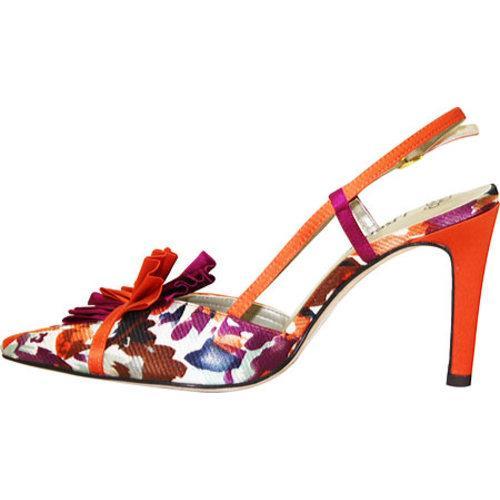 J. Renee Women's Saffron Orange Multi Fabric/Satin - Overstock ...