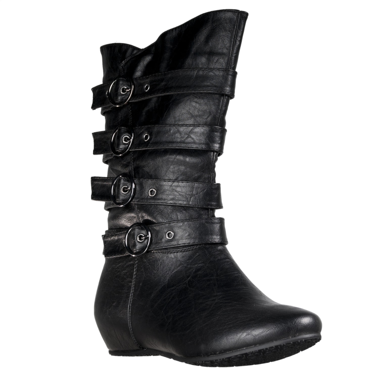 Wild Diva Women's 'Candies' Strappy Boots - Free Shipping On Orders ...