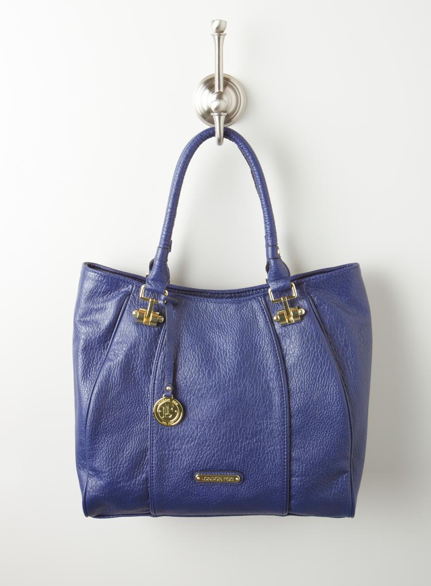 London Fog Radnor Solid Pebble Tote