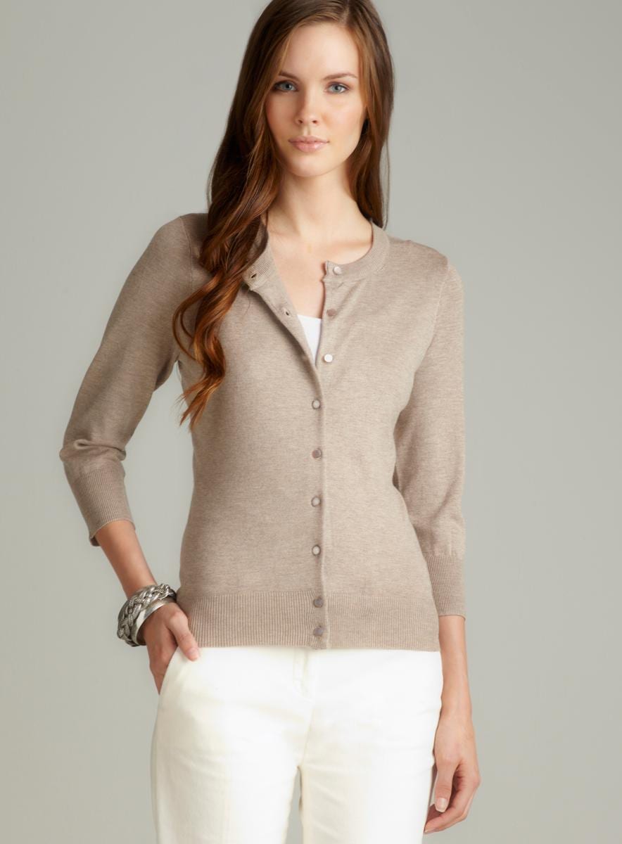 Red Taupe Long Sleeve Cardigan  ™ Shopping RED