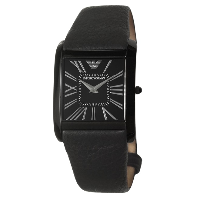 Slim Black Stainless Steel Quartz Watch Today $134.99