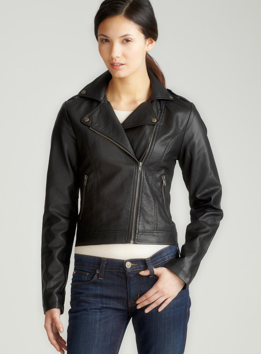 JJ Winter Side Zip Faux Leather Jacket - Free Shipping On Orders Over ...