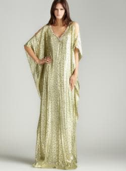 badgley mischka caftan
