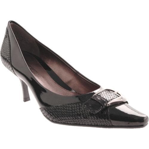 Women's Circa Joan & David Darleen 6 Black Reptile Circa Joan & David Heels