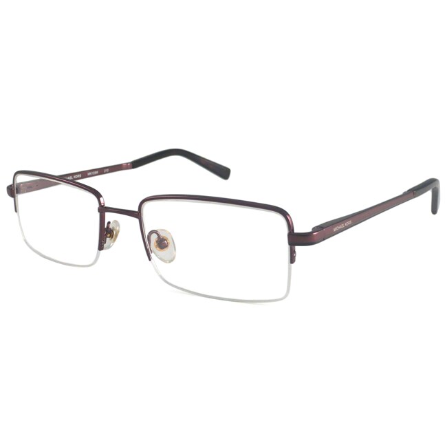 Michael Kors Readers Men's MK159M Brown Rectangular Reading Glasses