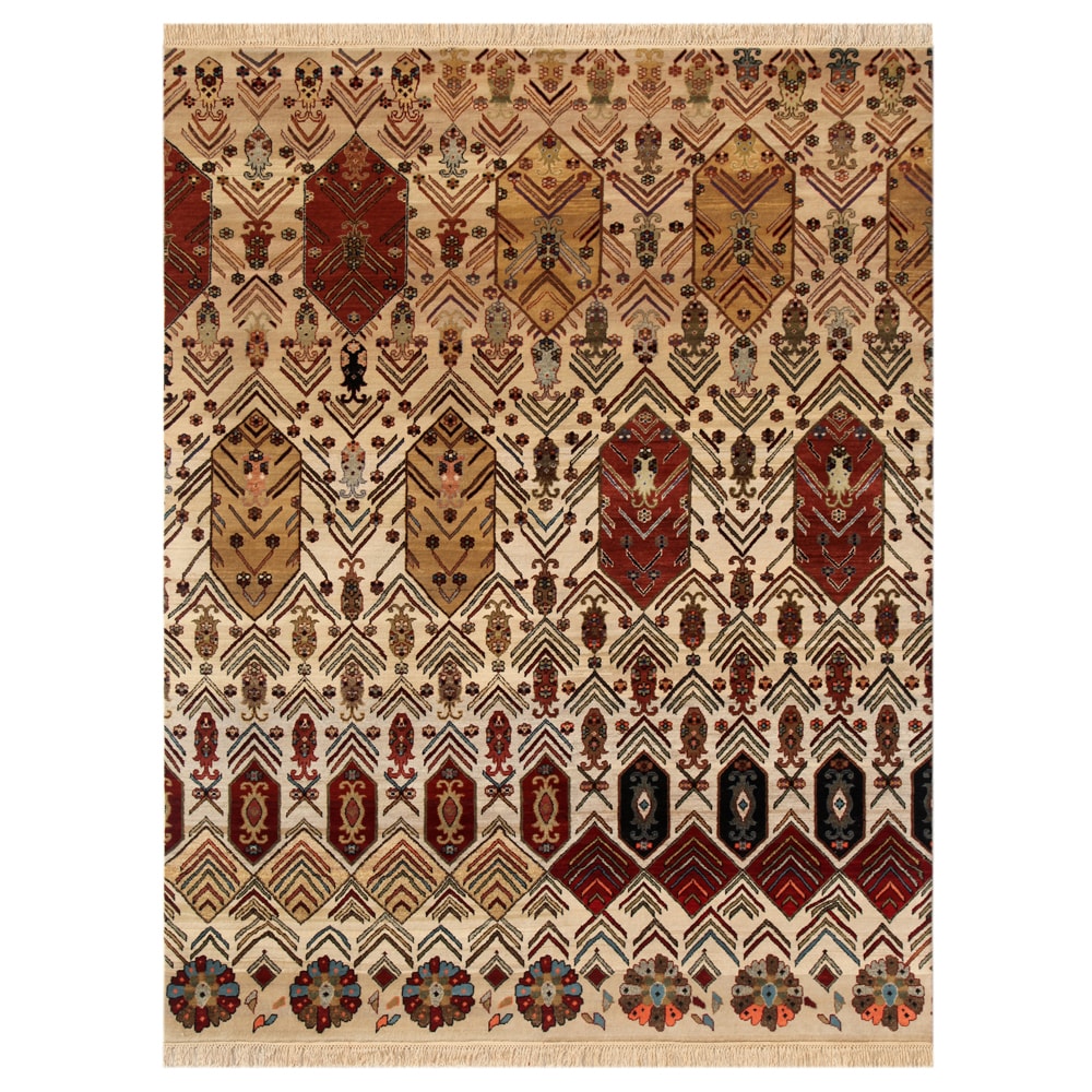 Hand knotted Oriental Mix Wool Rug (8 x 10) Today $1,272.99 Sale $