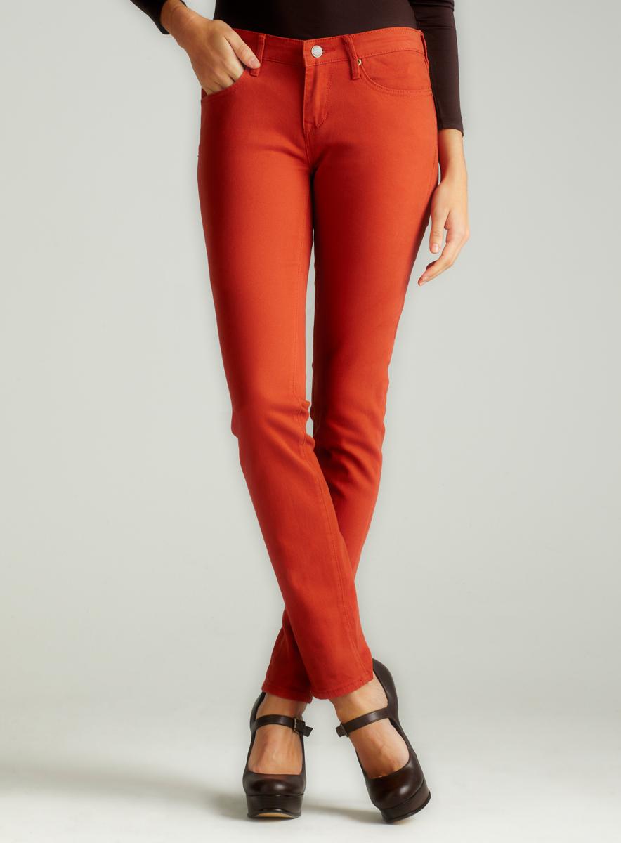 Burnt orange jeans | Orange jeans, Fashion, Colored jeans