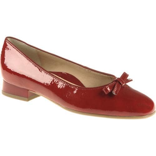 Women's Ara Blake 33732 Bright Red Patent Leather Ara Slip ons