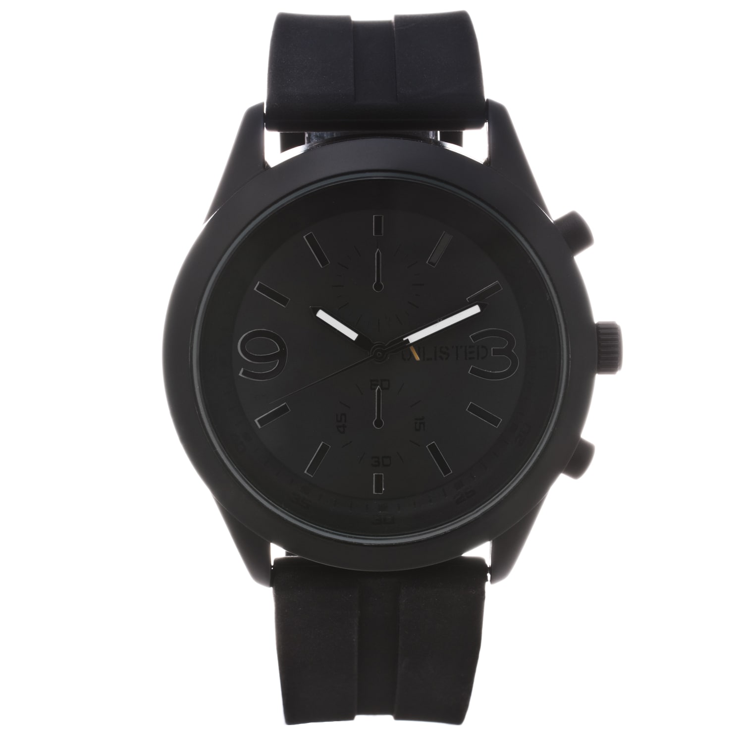 Unlisted by Kenneth Cole Men's Silicone Strap Analog Watch - Free ...