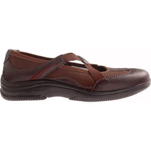 Women's Propet Sapphire Bronco Brown/Brown Mesh Slip ons