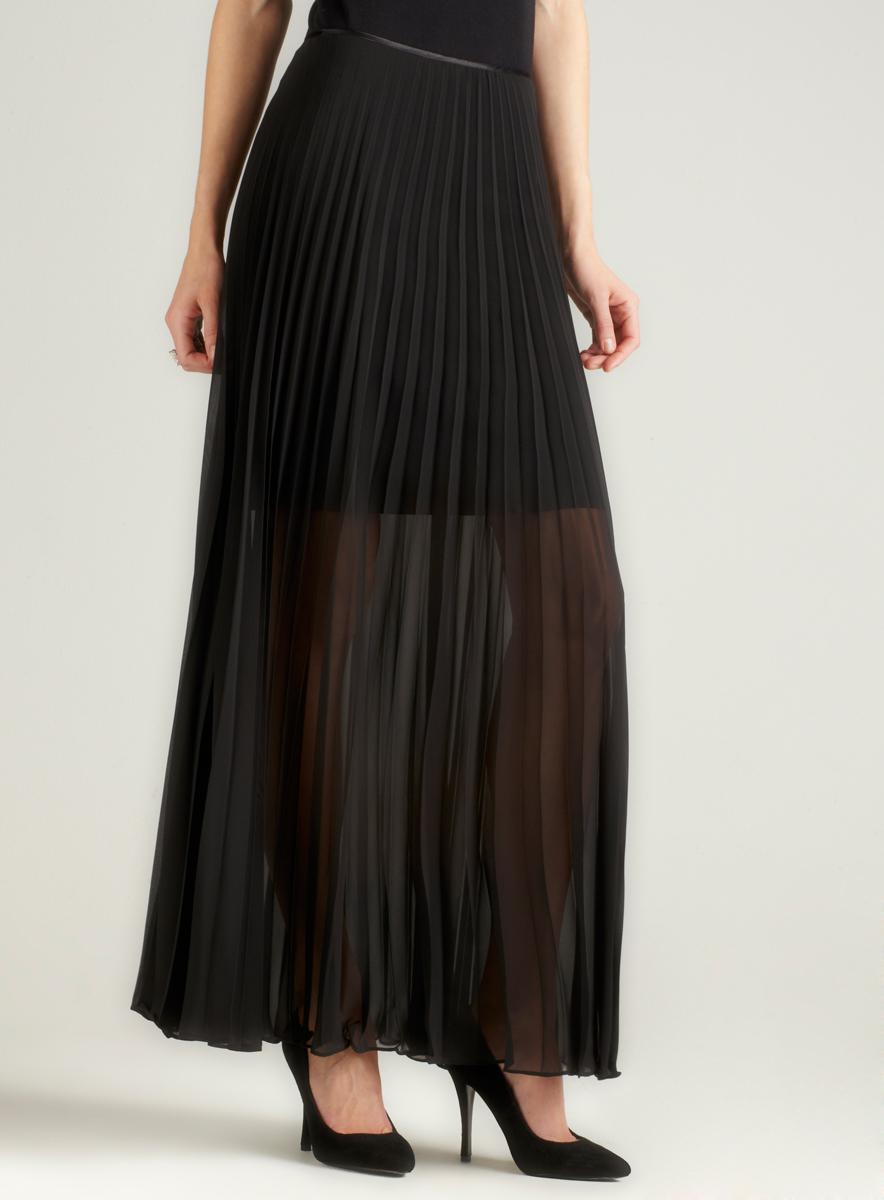 Marina Pleated Long Skirt