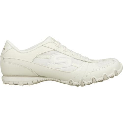 Womens Skechers Bikers Vexed White