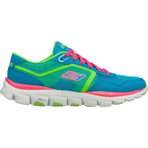 Womens Skechers GOrun Ride Ultra Blue/Green