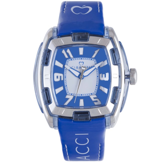 Baci Abbracci Women's Blue Patent Leather Watch Women's More Brands Watches