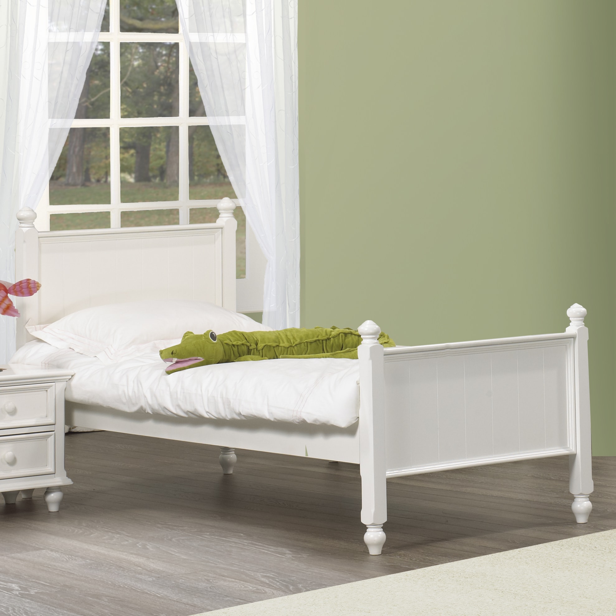 Fantasia White Twin Bed Today $389.99