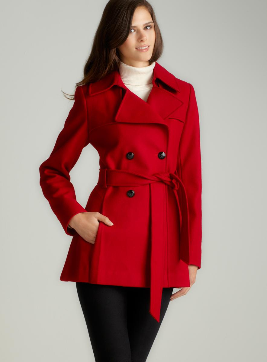 Via Spiga Double Coat With Belt
