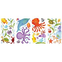 preview thumbnail 2 of 3, RoomMates Adventures Under the Sea Peel and Stick Wall Decals