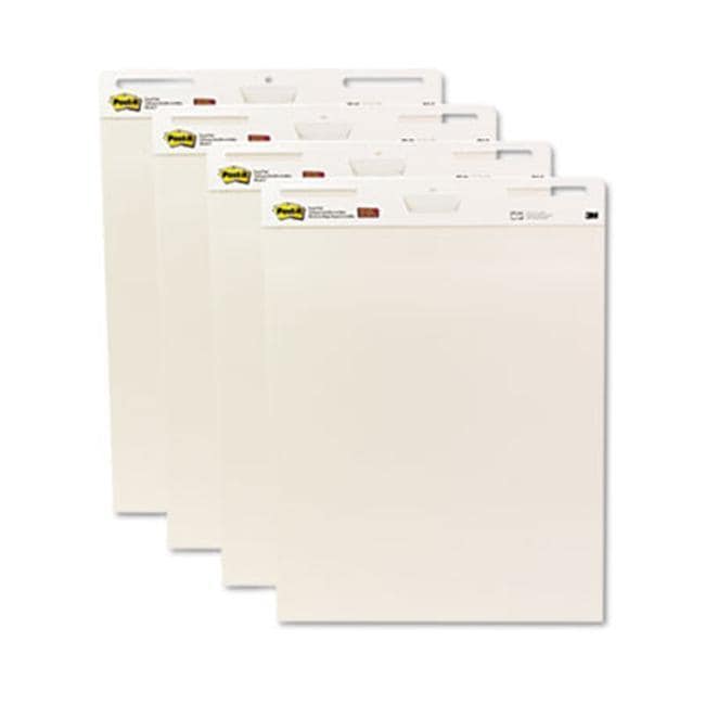 3M Self Stick Easel Pad, 25 x 30, White, 4   14886189  