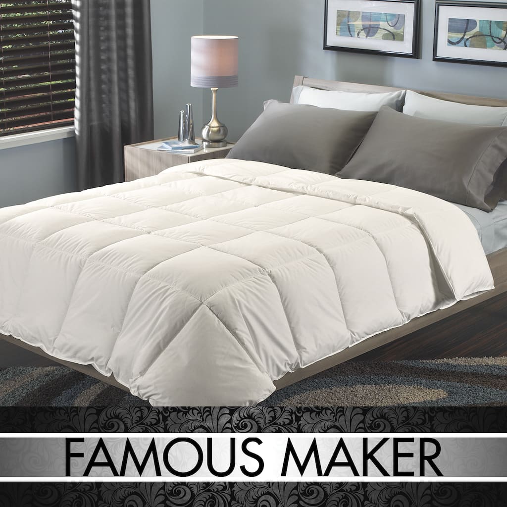 Famous Maker Signature EuroBox Stitch Down-alternative Comforter