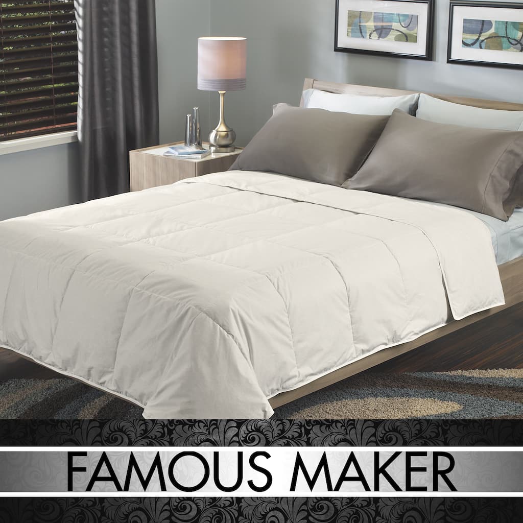 Famous Maker Prestige Comfort Natural White Down Comforter