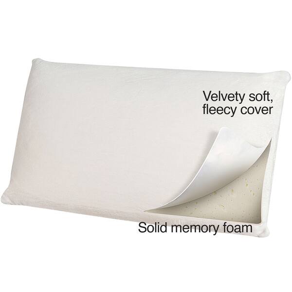 Shop Natura Memory Foam Ventilated Core Pillow White On Sale