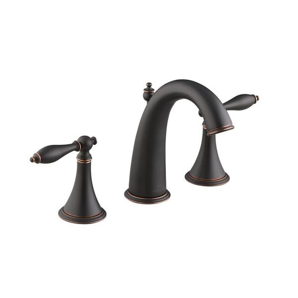 Kohler Finial Traditional Widespread Lavatory Faucet with Lever