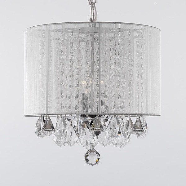 Gallery 3 light Crystal Chandelier with Shade   15368172  