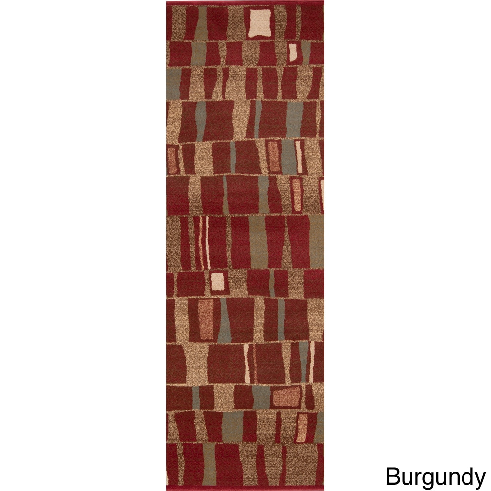 Woven Candace Contemporary Geometric Rug (3 X 8)