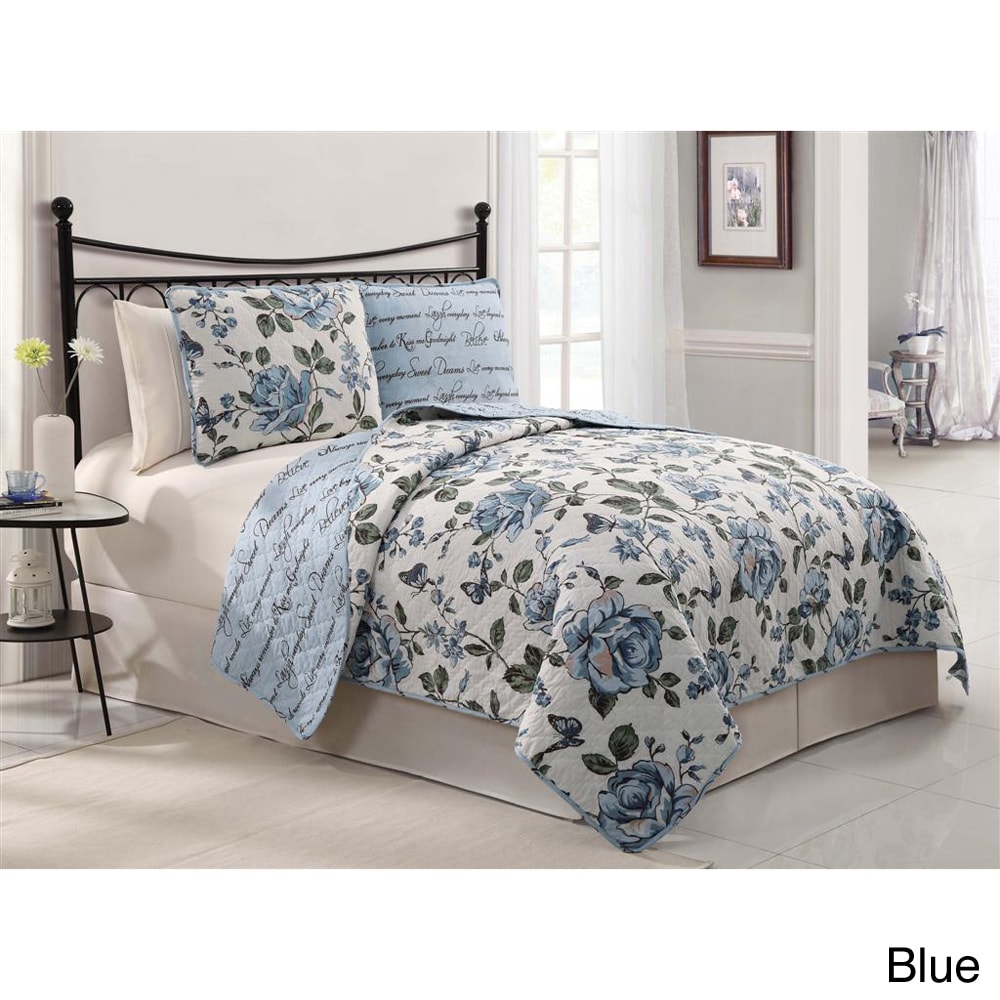 Bella 3 piece Quilt Set