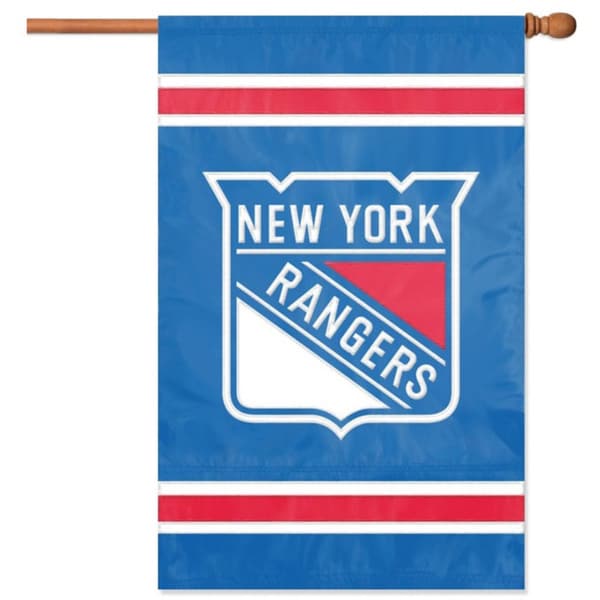 New York Rangers Applique Banner Flag Party Animal Hockey