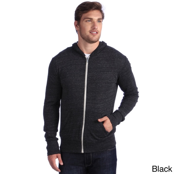 alternative men's eco zip hoodie sweatshirt