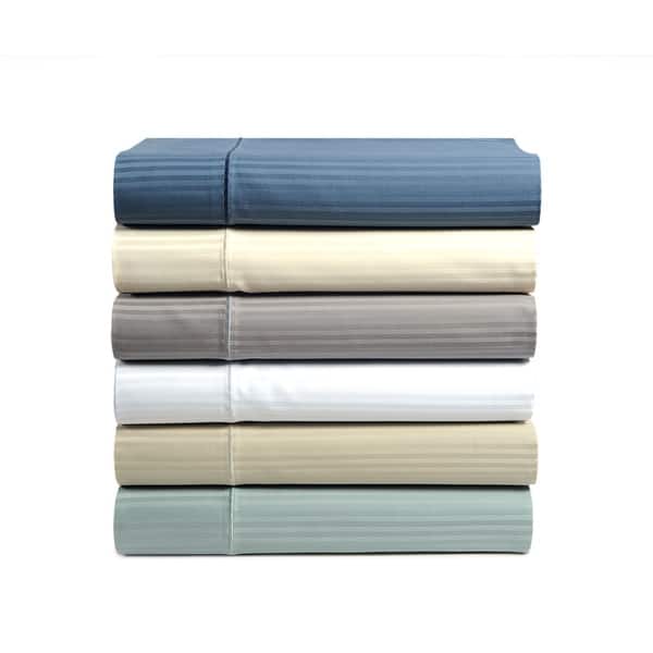 Damask Stripe 500 Thread Count Sheet Set - Bed Bath & Beyond - 8006302
