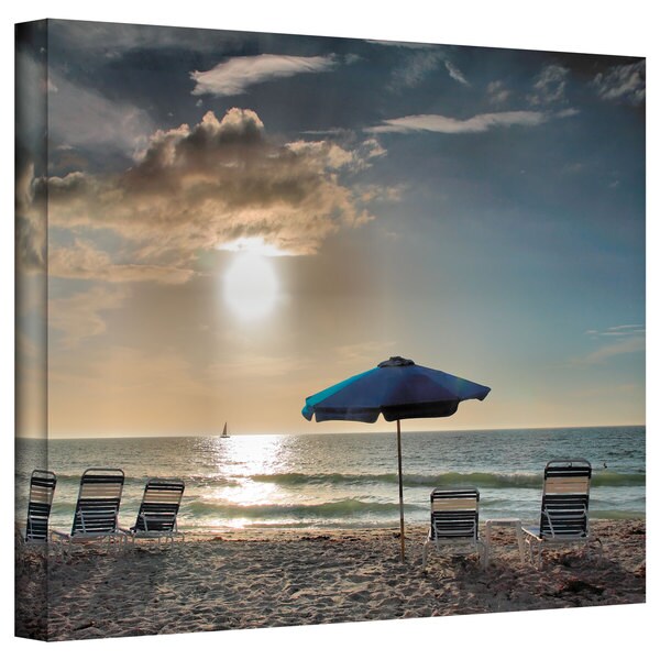 Steven Ainsworth Tropical Ease Gallery Wrapped Canvas