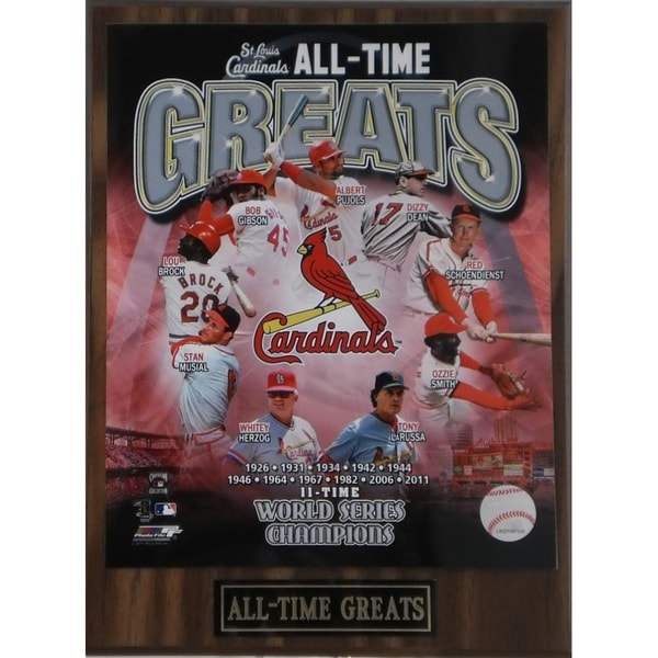 St. Louis Cardinals 'All Time Greats' Plaque