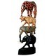 Handmade Stacked Animals Column (Kenya) - Thumbnail 1