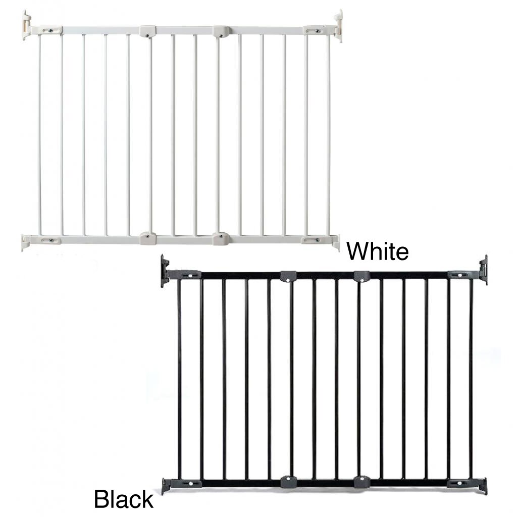 Kidco Angle Mount Safeway Child Gate (White, or blackAssembly Screw driver, wrench, drillLock Directional stop automatic close the gate and prevent it from swingingMounting Angle, hardware mountWidth of slats 2 inchesPackage includes One (1) main gat
