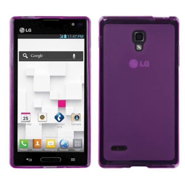 BasAcc Semi transparent Purple Candy Skin Case for LG P769 Optimus L9 BasAcc Cases & Holders