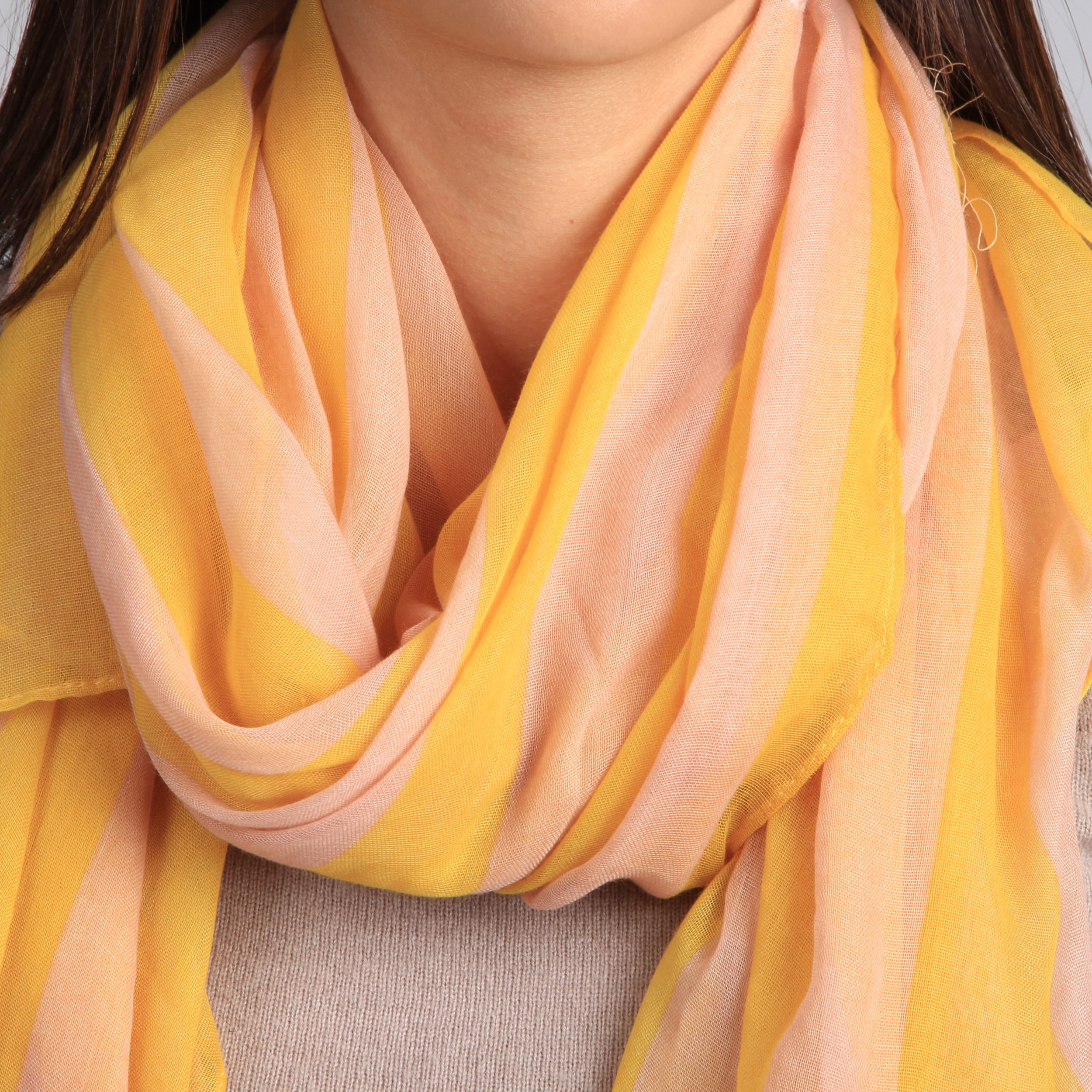 yellow summer scarf