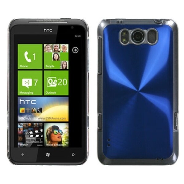 INSTEN Blue Cosmo Back Phone Case Cover for HTC X310a Titan   15374435